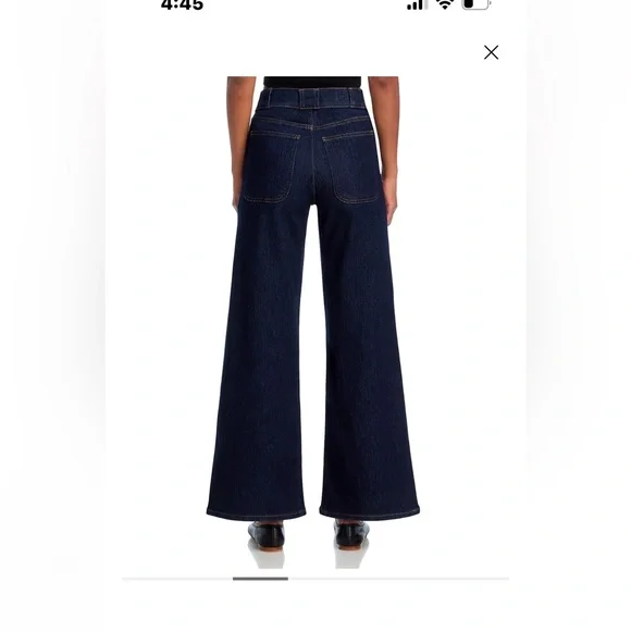 FRAME Denim High Rise Modern Pocket Jean in Rinse, Size 30. - Picture 5 of 15